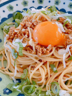 納豆パスタ-レシピのメイン写真
