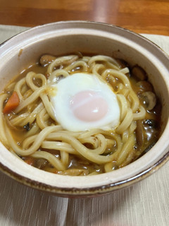鍋焼きカレーうどん-レシピのメイン写真