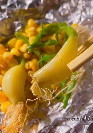 BBQ!発芽にんにくの極上ホイル焼き-レシピのメイン写真