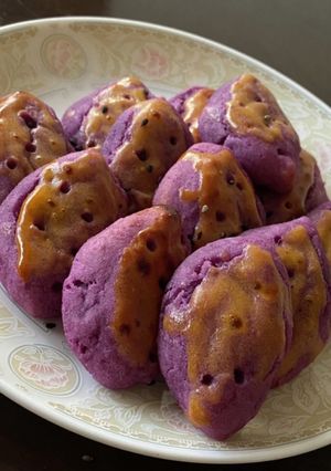 秋の味覚✨なめらか　紫芋スイートポテト-レシピのメイン写真