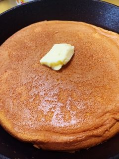 フライパンでカステラパンケーキ風-レシピのメイン写真