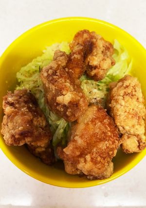ズボラ簡単ランチ☆から揚げ丼-レシピのメイン写真