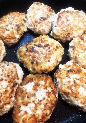 鶏肉と豆腐のハンバーグ-レシピのメイン写真