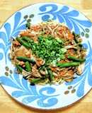 作り置き鮭そぼろであんかけ焼きそば