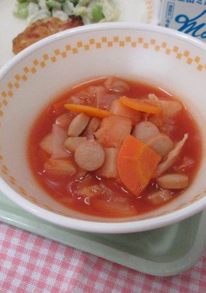 【学校給食】ミネストローネ-レシピのメイン写真