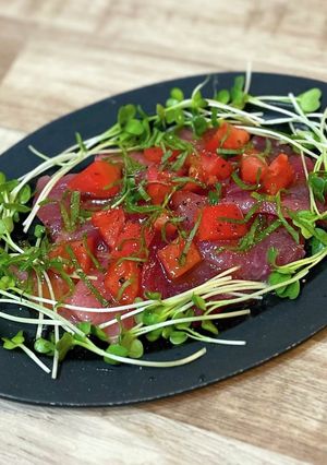 マグロのカルパッチョ-レシピのメイン写真