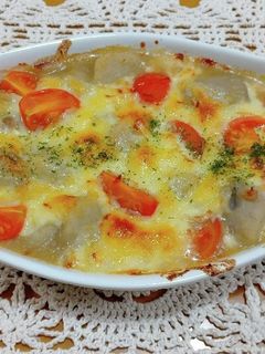リメイク ☆里芋と鶏肉の煮物のチーズ焼き-レシピのメイン写真