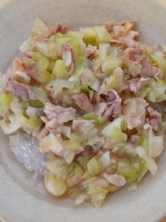団子風はるさめに肉とキャベツのあんかけ-レシピのメイン写真