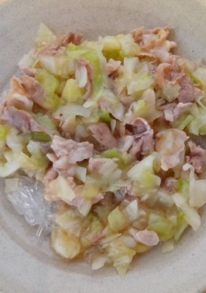 団子風はるさめに肉とキャベツのあんかけ-レシピのメイン写真