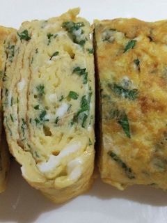 大葉入りふんわりたまご焼き-レシピのメイン写真