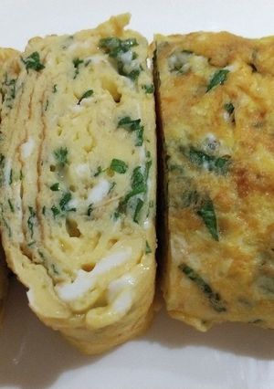 大葉入りふんわりたまご焼き-レシピのメイン写真