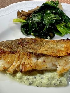 タラのムニエル 枝豆ソース添え-レシピのメイン写真