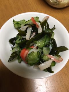 あと一品!カニカマで☆きゅうりの酢の物-レシピのメイン写真