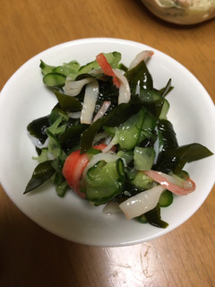 あと一品!カニカマで☆きゅうりの酢の物-レシピのメイン写真