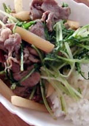 辛味大根と水菜の炒めもの-レシピのメイン写真