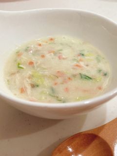 離乳食後期♡万能豆乳スープ-レシピのメイン写真