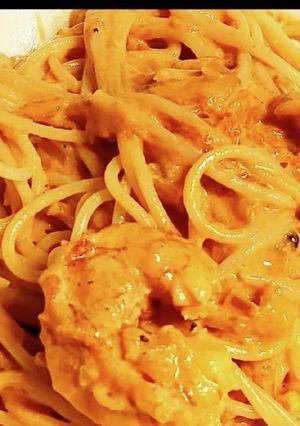 エビのトマトクリームパスタ-レシピのメイン写真