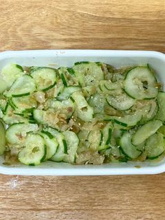 胡瓜の搾菜和え-レシピのメイン写真