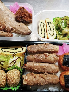 高校生息子&旦那弁当(11/4)-レシピのメイン写真