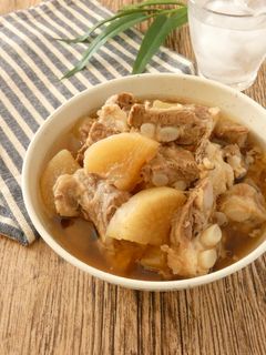 圧力鍋★豚バラ軟骨と大根のめんつゆ煮-レシピのメイン写真
