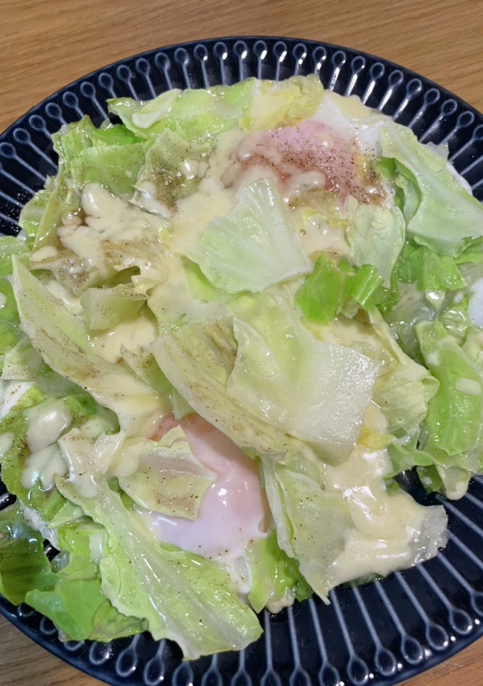 目玉焼きとキャベツ蒸し-レシピのメイン写真
