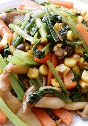 野菜のヴィーガンバターしょう油炒め-レシピのメイン写真