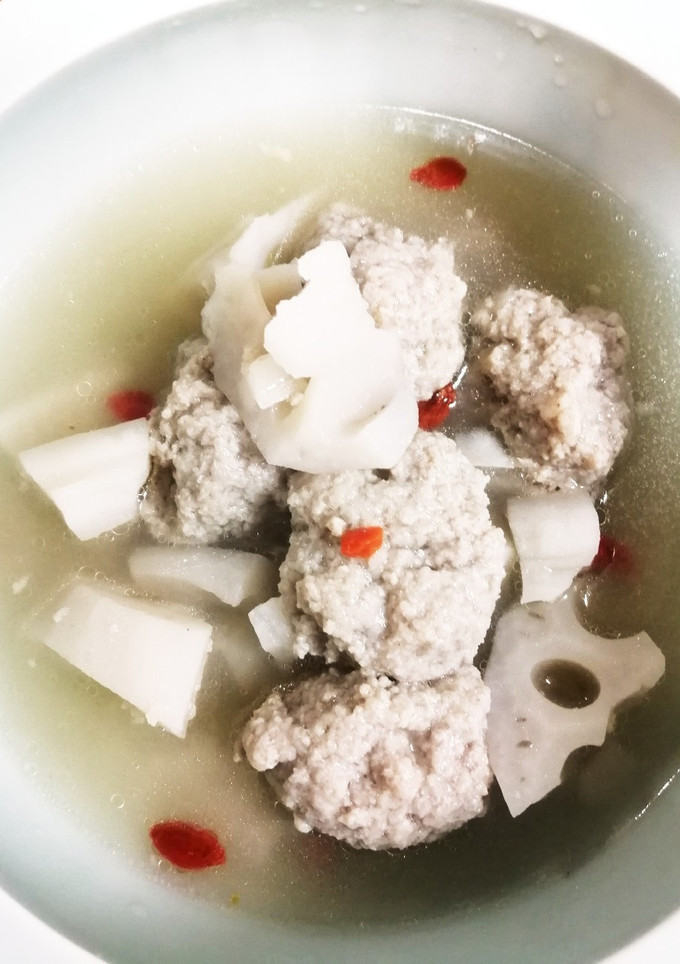 蓮と肉だんごのスープ-レシピのメイン写真