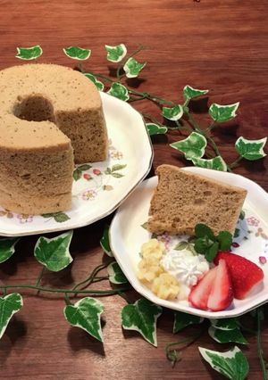 アールグレイシフォンケーキ＊アレンジ付き-レシピのメイン写真