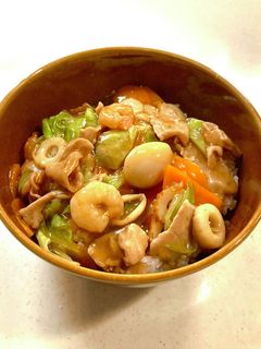 キャベツで中華丼-レシピのメイン写真