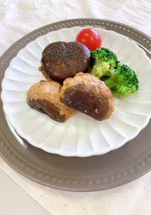 しいたけハンバーグ-レシピのメイン写真