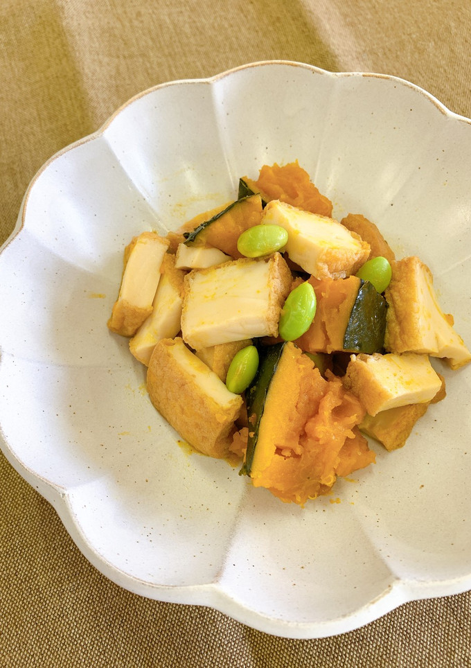 冷凍かぼちゃで簡単煮物-レシピのメイン写真