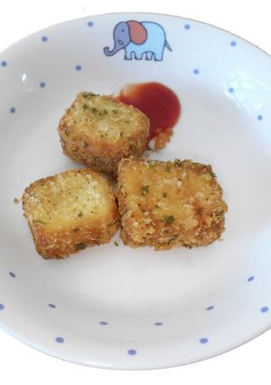 【保育園給食】高野豆腐のチーズフライ-レシピのメイン写真