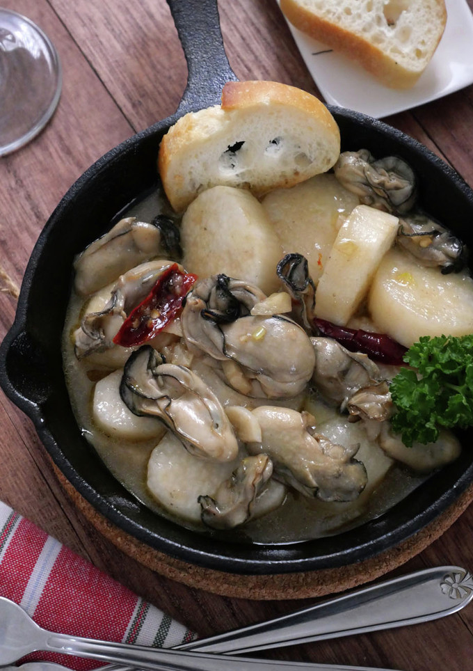牡蠣と長芋のオイル煮-レシピのメイン写真