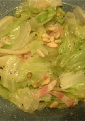 レタスのペペロンチーノ-レシピのメイン写真
