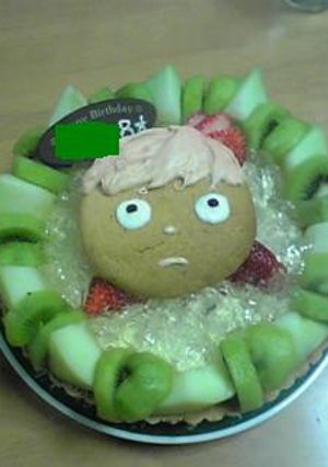 ポニョのケーキ-レシピのメイン写真