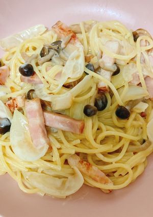 和風クリームパスタ-レシピのメイン写真