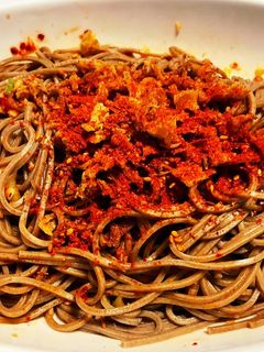 赤い蕎麦-レシピのメイン写真