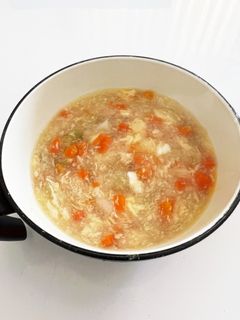 とろみ野菜玉子スープ-レシピのメイン写真