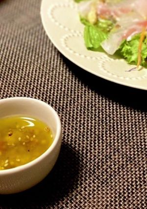 【簡単】デュカ入りカルパッチョ用のソース-レシピのメイン写真