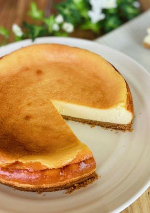 定番のベイクドチーズケーキを簡単に!-レシピのメイン写真