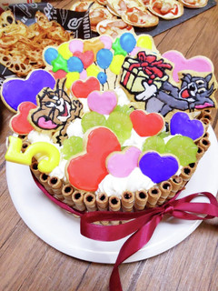 トムとジェリーのBIRTHDAYケーキ♡-レシピのメイン写真