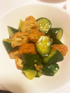 *薩摩揚げときゅうりのわさび醤油*-レシピのメイン写真