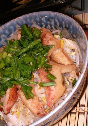 ネギたっぷり♡ネギ塩トントロ丼-レシピのメイン写真