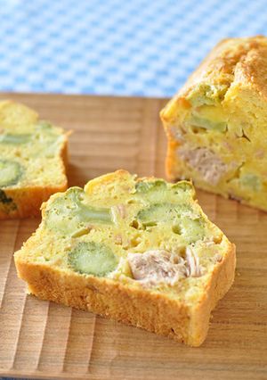 ツナとブロッコリーのケーク・サレ-レシピのメイン写真