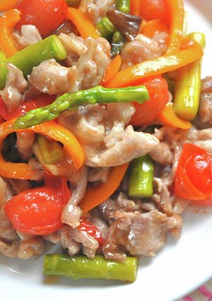 鶏肉とミニトマトの昆布だし炒め-レシピのメイン写真