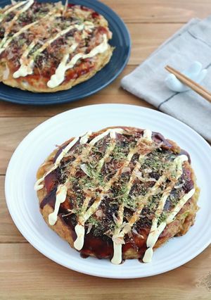 全粒粉で糖質オフ☆豚のお好み焼き-レシピのメイン写真