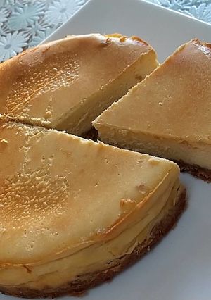 きしめんチップス入りベイクドチーズケーキ-レシピのメイン写真