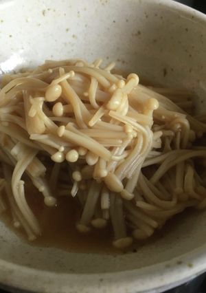 食材1つでえのきバターポン酢和え-レシピのメイン写真
