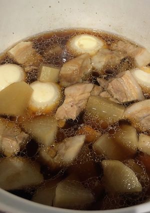 まるごと大根豚バラ角煮（煮玉子入り）-レシピのメイン写真