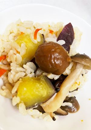 秋の味覚ご飯-レシピのメイン写真